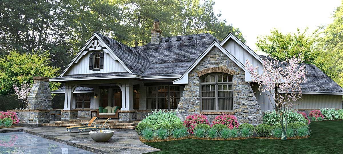 Plan 16860WG: New Look Mountain Retreat - Image #14 - Cottage, Craftsman, Mountain, Northwest, Rustic