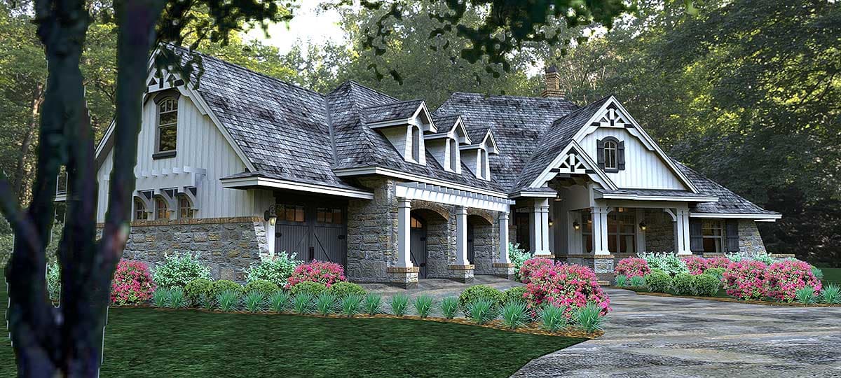 Plan 16860WG: New Look Mountain Retreat - Image #8 - Cottage, Craftsman, Mountain, Northwest, Rustic