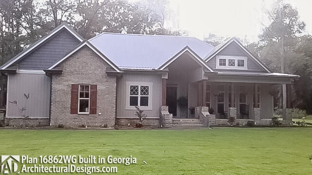 build gallery item - House Plan 16862WG Comes To Life In Georgia!