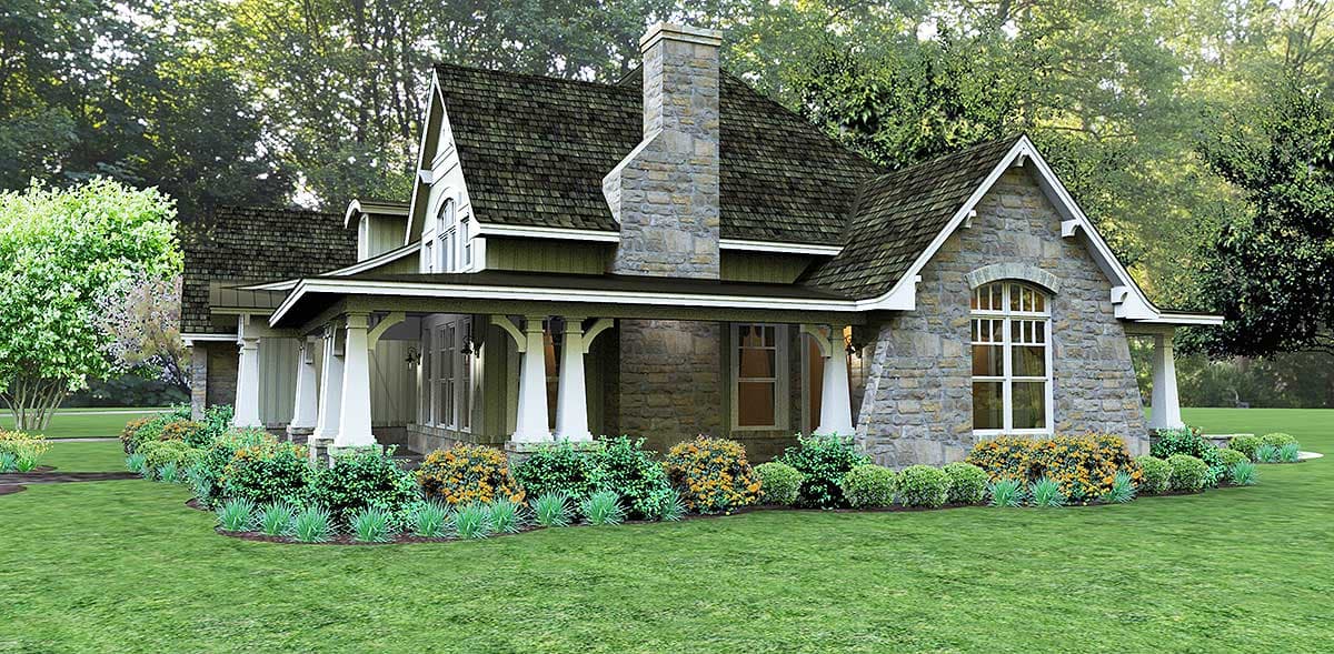 Plan 16862WG: Cozy 3 Bed Cottage With Bonus - Image #15 - Country, Craftsman, Mountain, New American, Northwest, Rustic