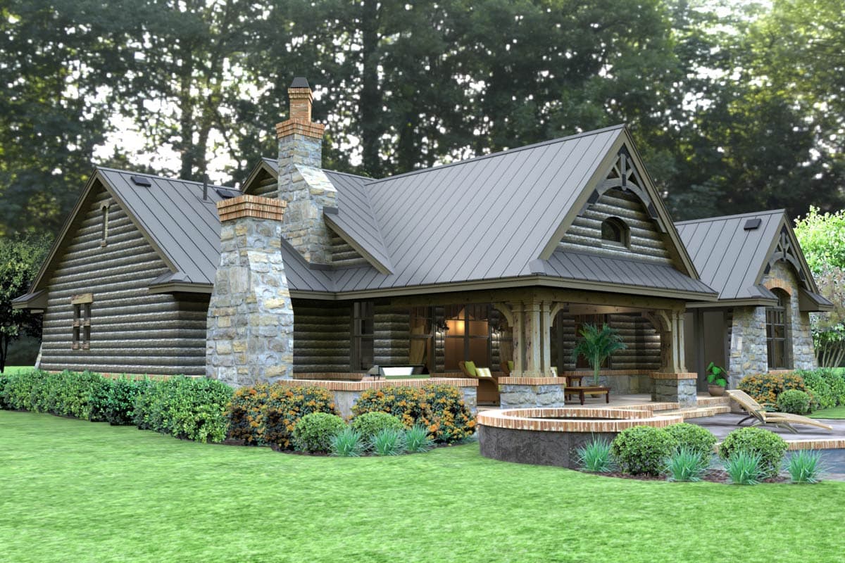 Plan 16863WG: Rugged Rustic 3 Bedroom Home Plan - Image #6 - Cottage, Country, Craftsman, Mountain, Ranch, Rustic, Vacation