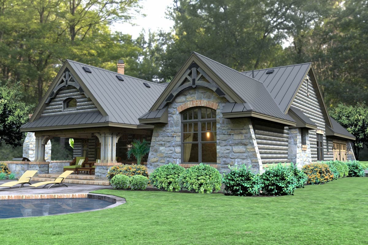 Plan 16863WG: Rugged Rustic 3 Bedroom Home Plan - Image #8 - Cottage, Country, Craftsman, Mountain, Ranch, Rustic, Vacation