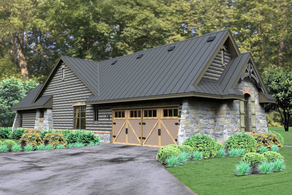 Plan 16863WG: Rugged Rustic 3 Bedroom Home Plan - Image #10 - Cottage, Country, Craftsman, Mountain, Ranch, Rustic, Vacation