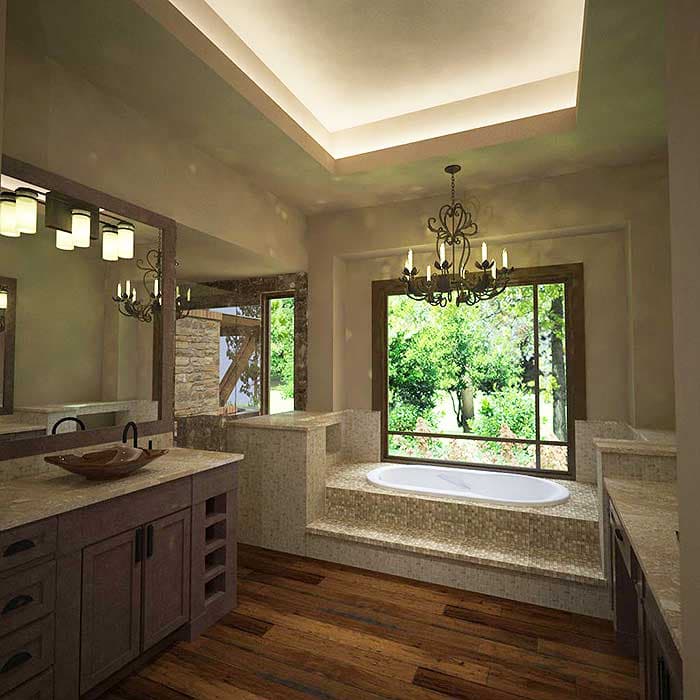 Plan 16864WG: Designer's Dream Home Plan with Guest Cottage - Image #16 - European, Tuscan