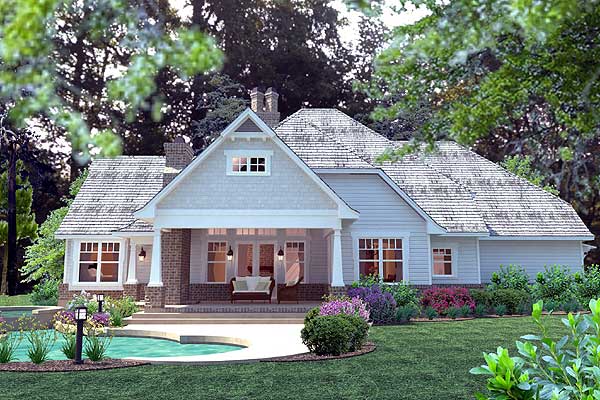 Plan 16865WG: Elegant Farmhouse Home Plan with Vaulted Family Room - Image #12 - Country, Farmhouse, Modern Farmhouse, New American