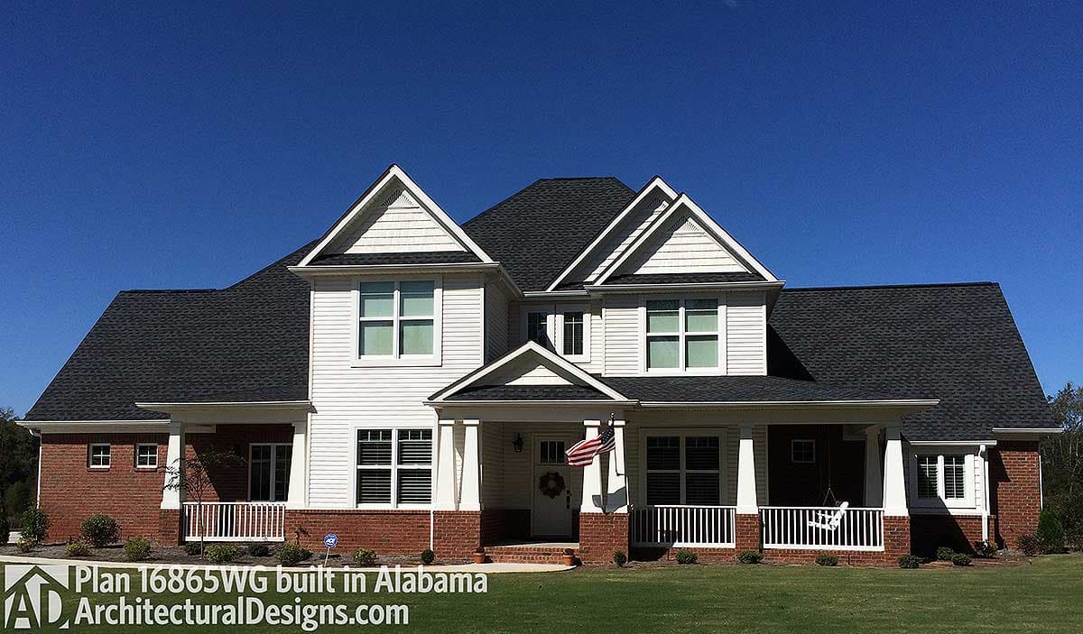 build gallery item - House Plan 16865WG comes to life in Alabama!