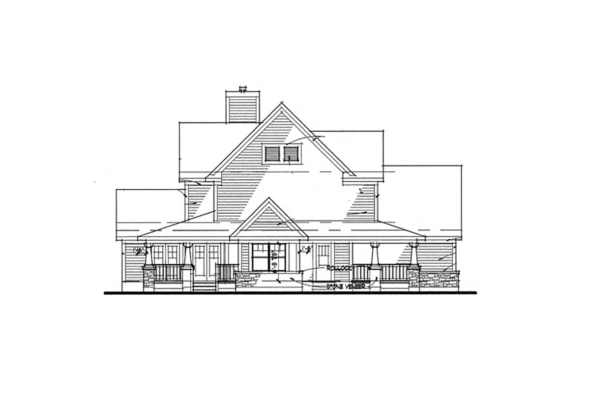 Plan 16871WG: Farmhouse Delight - 1952 Sq Ft - Image #10 - Country, Farmhouse, Modern Farmhouse, New American