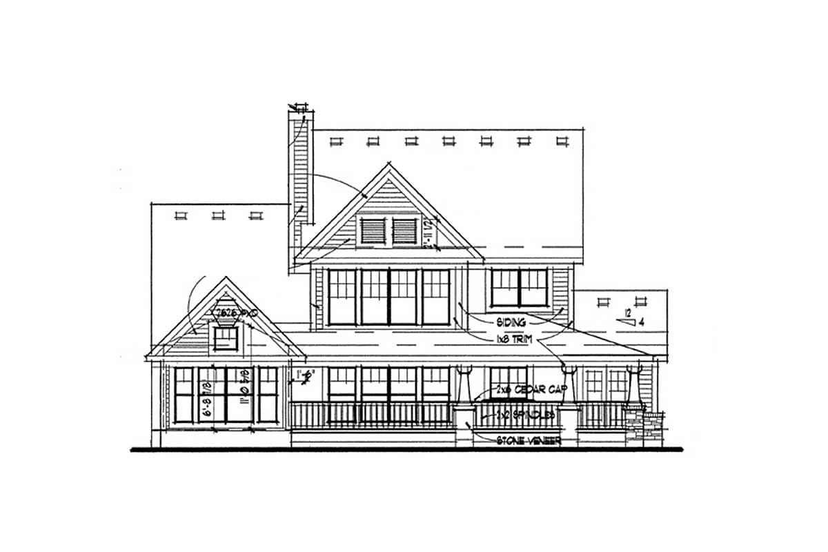 Plan 16871WG: Farmhouse Delight - 1952 Sq Ft - Image #9 - Country, Farmhouse, Modern Farmhouse, New American