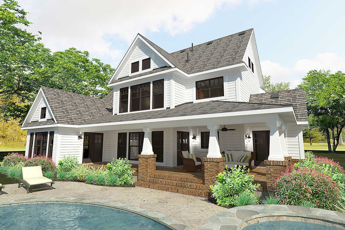 Plan 16871WG: Farmhouse Delight - 1952 Sq Ft - Image #4 - Country, Farmhouse, Modern Farmhouse, New American
