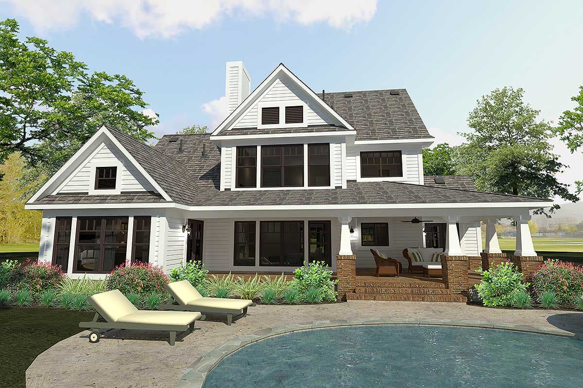 Plan 16871WG: Farmhouse Delight - 1952 Sq Ft - Image #5 - Country, Farmhouse, Modern Farmhouse, New American
