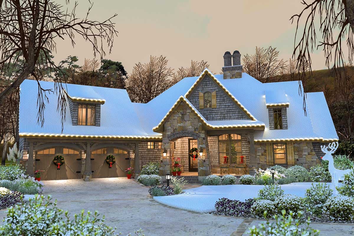 Plan 16883WG: Mountain Home Plan with Bonus Room - 2482 Sq Ft - Image #11 - Craftsman, European, Mountain, Rustic