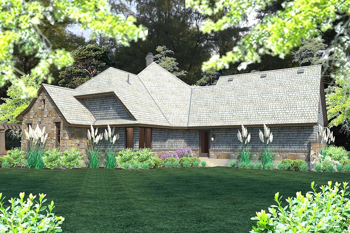 Plan 16883WG: Mountain Home Plan with Bonus Room - 2482 Sq Ft - Image #9 - Craftsman, European, Mountain, Rustic