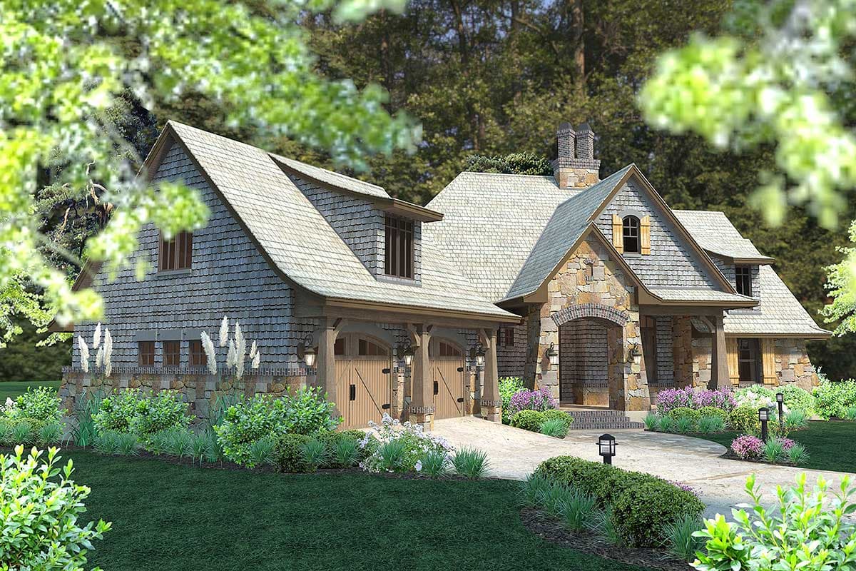 Plan 16883WG: Mountain Home Plan with Bonus Room - 2482 Sq Ft - Image #10 - Craftsman, European, Mountain, Rustic