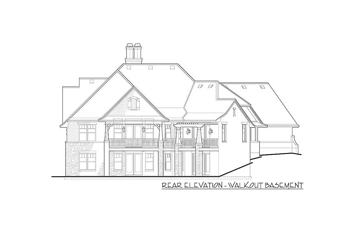 Plan 16883WG: Mountain Home Plan with Bonus Room - 2482 Sq Ft - Image #13 - Craftsman, European, Mountain, Rustic