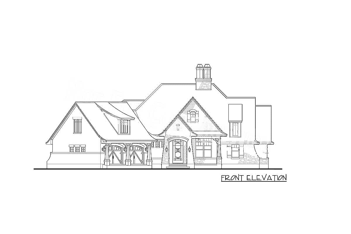 Plan 16883WG: Mountain Home Plan with Bonus Room - 2482 Sq Ft - Image #12 - Craftsman, European, Mountain, Rustic