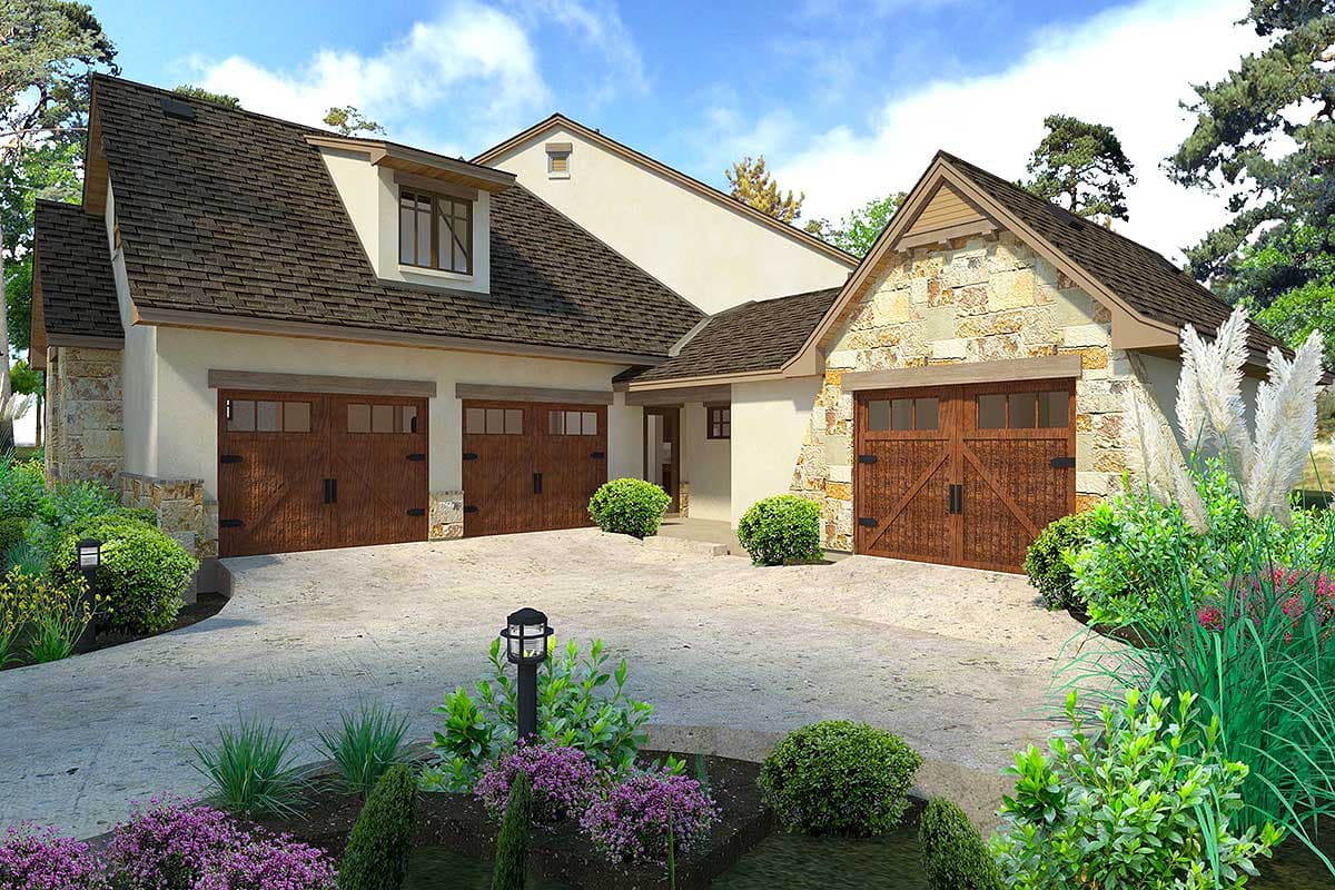 Plan 16884WG: Distinctive Cottage With Lanai and Courtyard - Image #37 - Cottage, European, French Country, Mountain