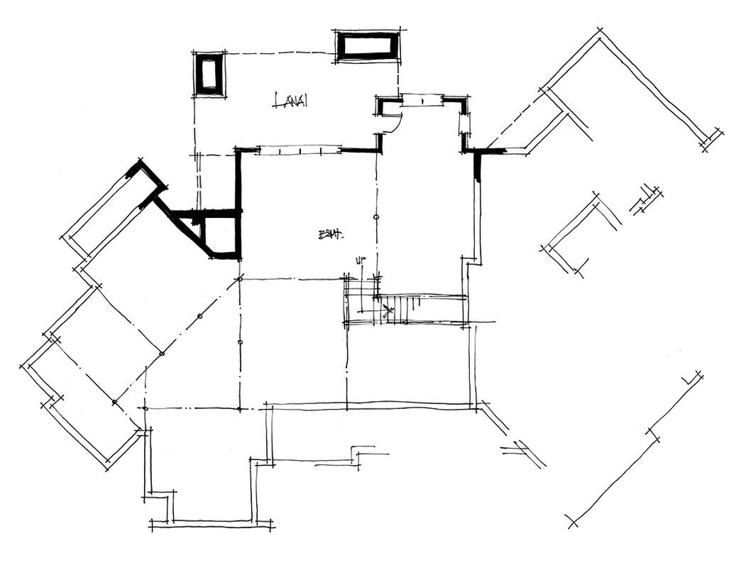 Plan 16884WG: Distinctive Cottage With Lanai and Courtyard - Floor Plan - Optional Lower Level - Cottage, European, French Country, Mountain