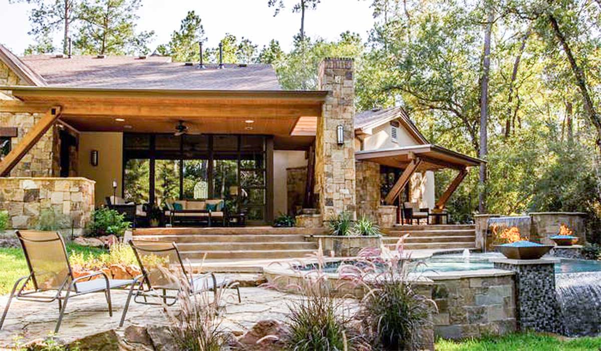 Plan 16884WG: Distinctive Cottage With Lanai and Courtyard - Image #8 - Cottage, European, French Country, Mountain