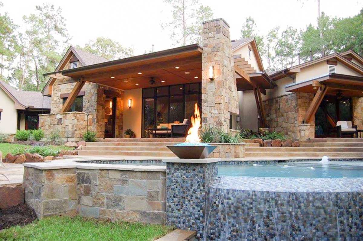 Plan 16884WG: Distinctive Cottage With Lanai and Courtyard - Image #9 - Cottage, European, French Country, Mountain