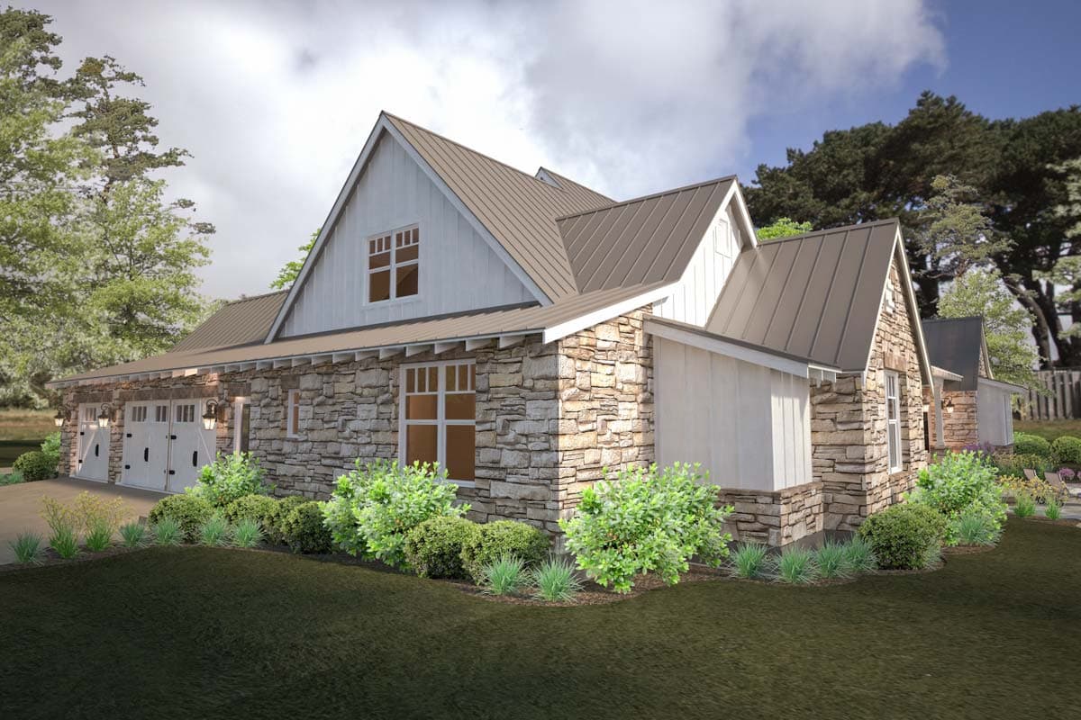 Plan 16885WG: Mountain Transitional House Plan with Great Porch with Fireplace - 4164 Sq Ft - Image #11 - Craftsman, Mountain, Transitional