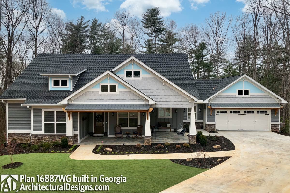 build gallery item - House Plan 16887WG Comes to Life in Georgia, Again!