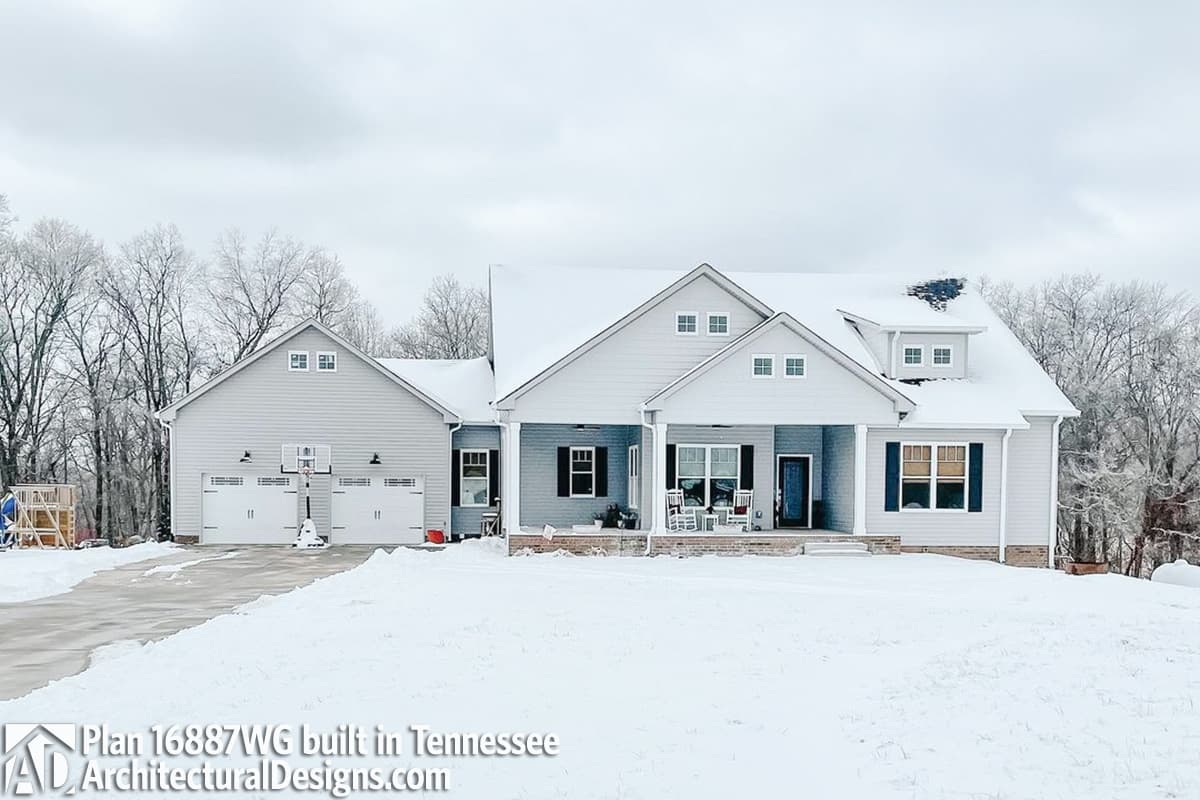 Plan 16887WG: 3 Bedroom House Plan With Swing Porch - 1879 Sq Ft - Image #15 - Country, Craftsman, New American, Northwest