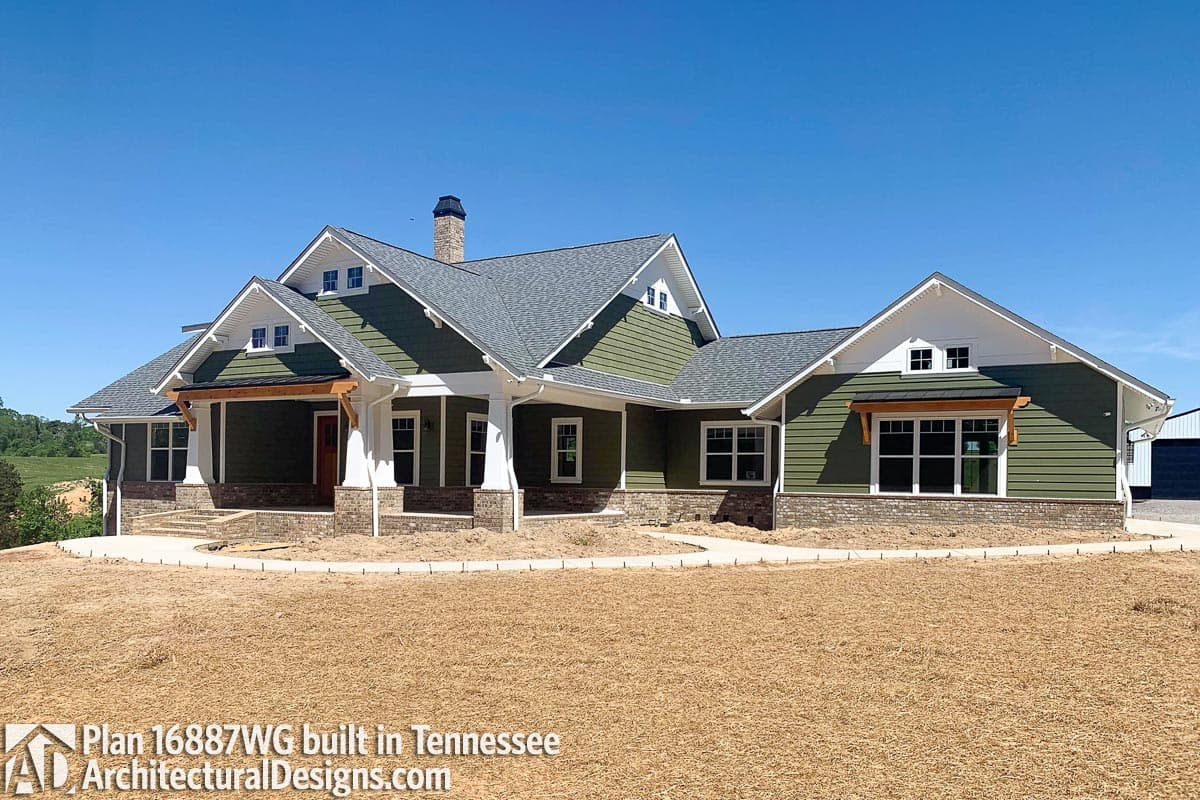 Plan 16887WG: 3 Bedroom House Plan With Swing Porch - 1879 Sq Ft - Image #13 - Country, Craftsman, New American, Northwest