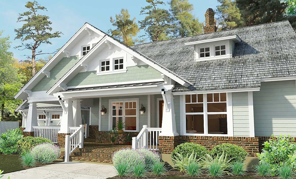 Plan 16887WG: 3 Bedroom House Plan With Swing Porch - 1879 Sq Ft - Image #21 - Country, Craftsman, New American, Northwest