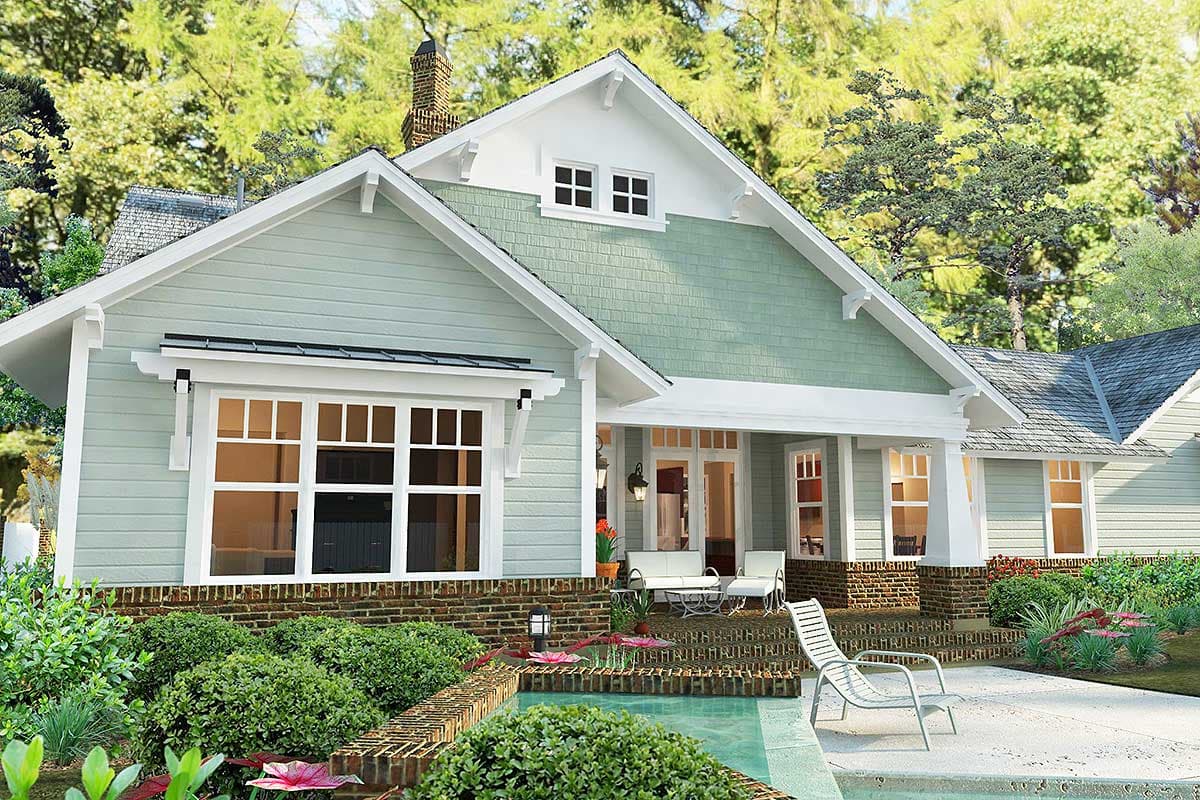 Plan 16887WG: 3 Bedroom House Plan With Swing Porch - 1879 Sq Ft - Image #24 - Country, Craftsman, New American, Northwest