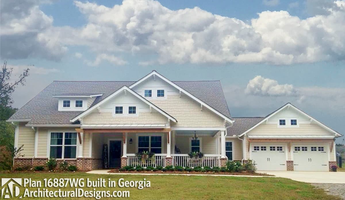 Plan 16887WG: 3 Bedroom House Plan With Swing Porch - 1879 Sq Ft - Image #10 - Country, Craftsman, New American, Northwest