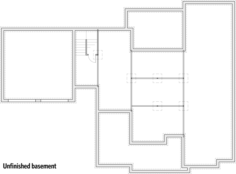 Plan 16887WG: 3 Bedroom House Plan With Swing Porch - 1879 Sq Ft - Floor Plan - Unfinished Basement - Country, Craftsman, New American, Northwest