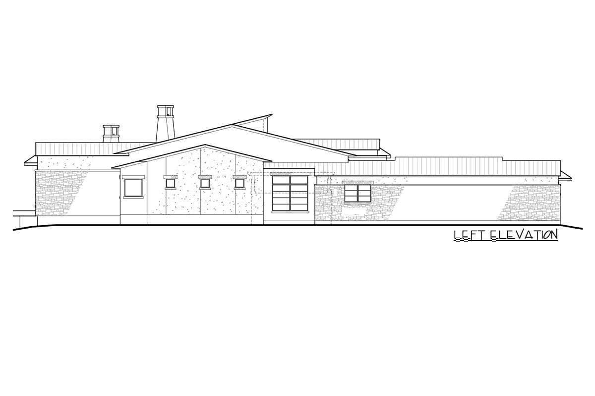 Plan 16888WG: Contemporary Hill Country House Plan - Image #12 - Contemporary, Hill Country, Mid Century Modern, Southwest