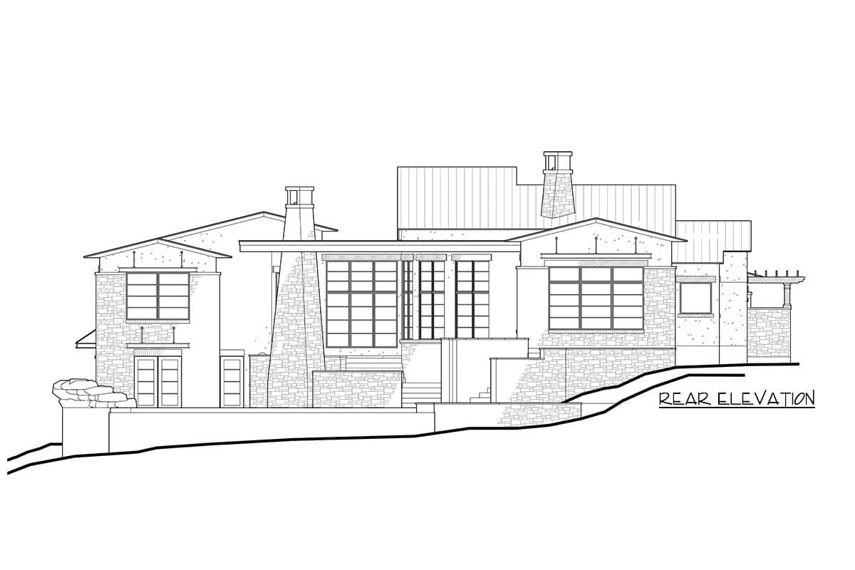 Plan 16888WG: Contemporary Hill Country House Plan - Image #13 - Contemporary, Hill Country, Mid Century Modern, Southwest