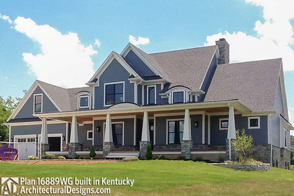 build gallery item - House Plan 16889WG client-built in Kentucky