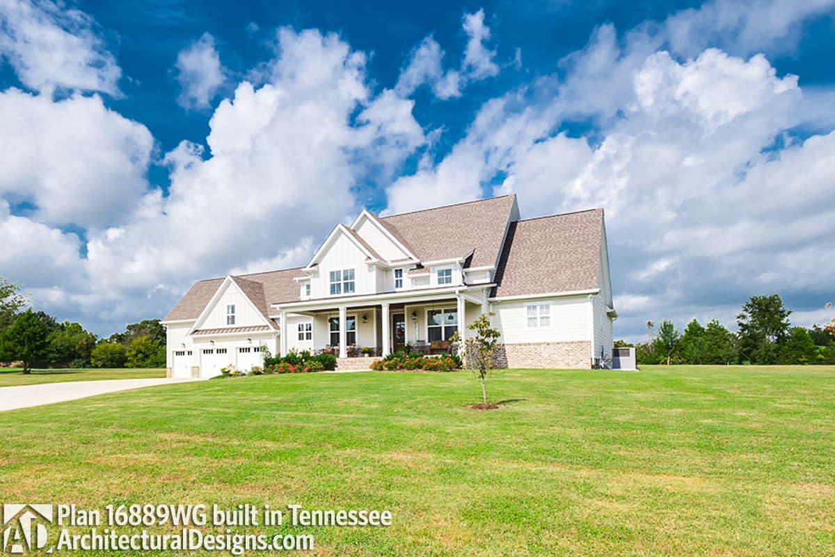 build gallery item - House Plan 16889WG comes to life in Tennessee