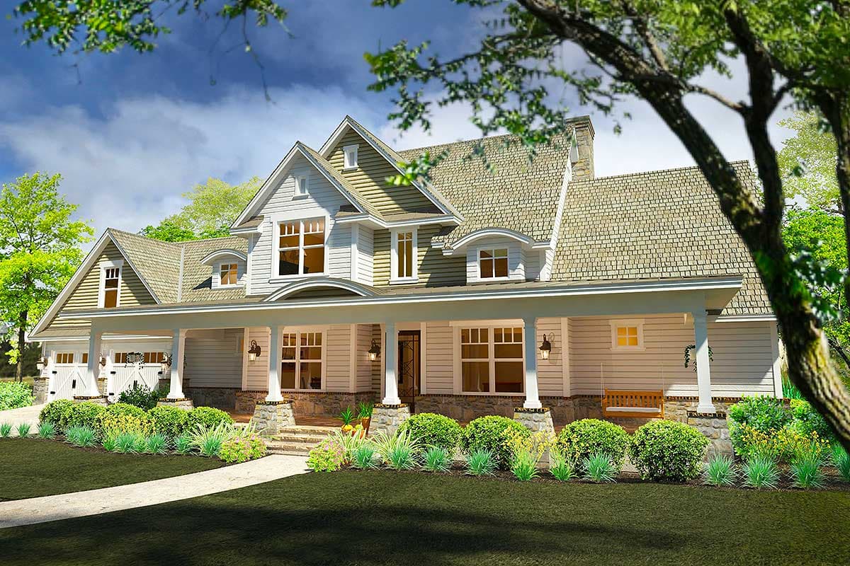 Plan 16889WG: Rockin' Farmhouse With Bonus Room - Image #8 - Country, Farmhouse, Modern Farmhouse, New American, Traditional