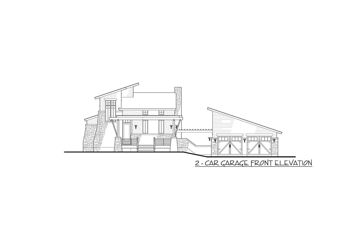 Plan 16890WG: Minimalism With Style - Image #12 - Contemporary, Mid Century Modern, Mountain, Transitional