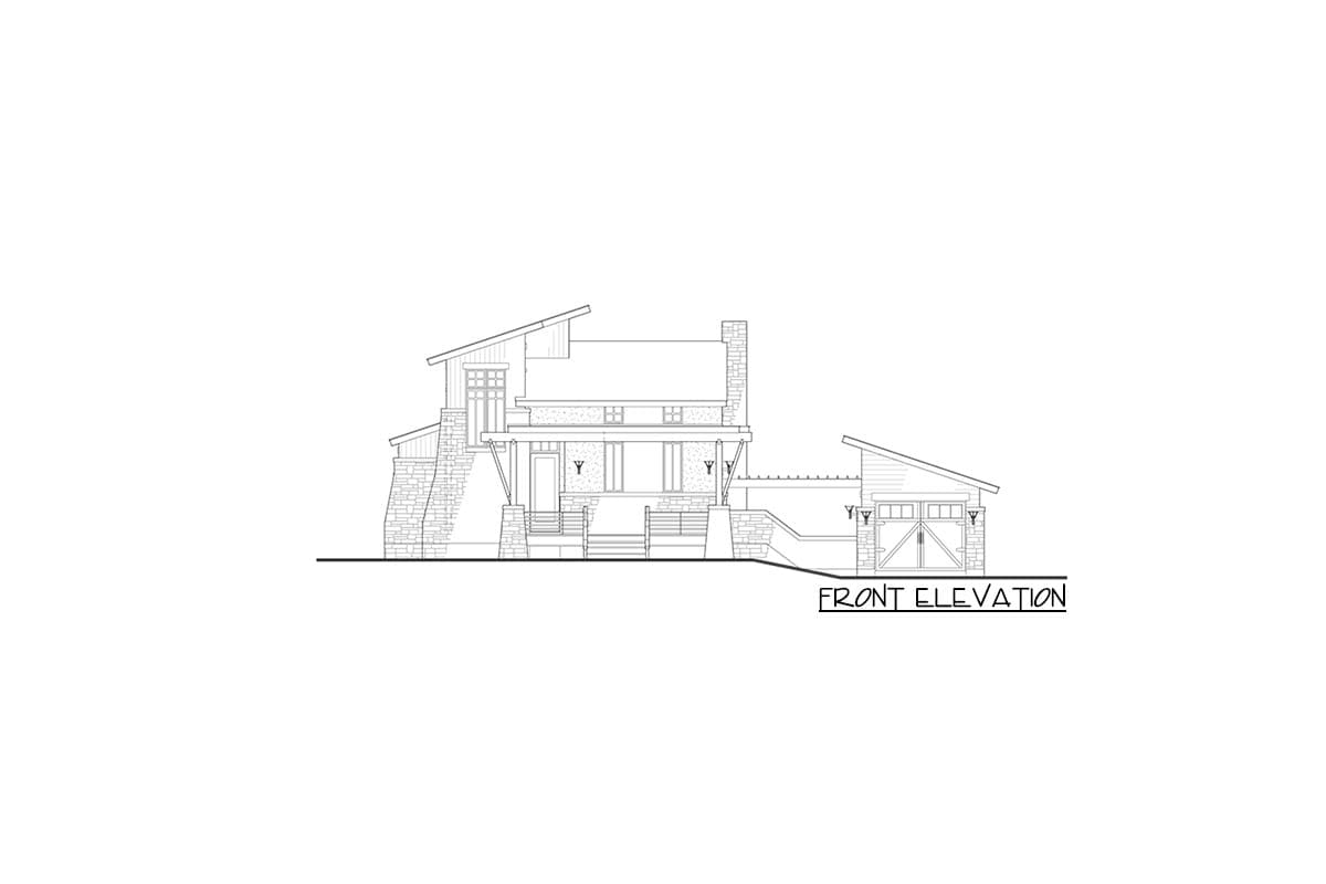 Plan 16890WG: Minimalism With Style - Image #8 - Contemporary, Mid Century Modern, Mountain, Transitional