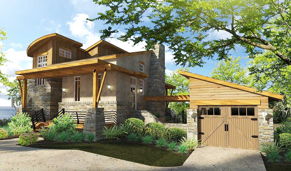 Plan 16890WG: Minimalism With Style - Image #4 - Contemporary, Mid Century Modern, Mountain, Transitional