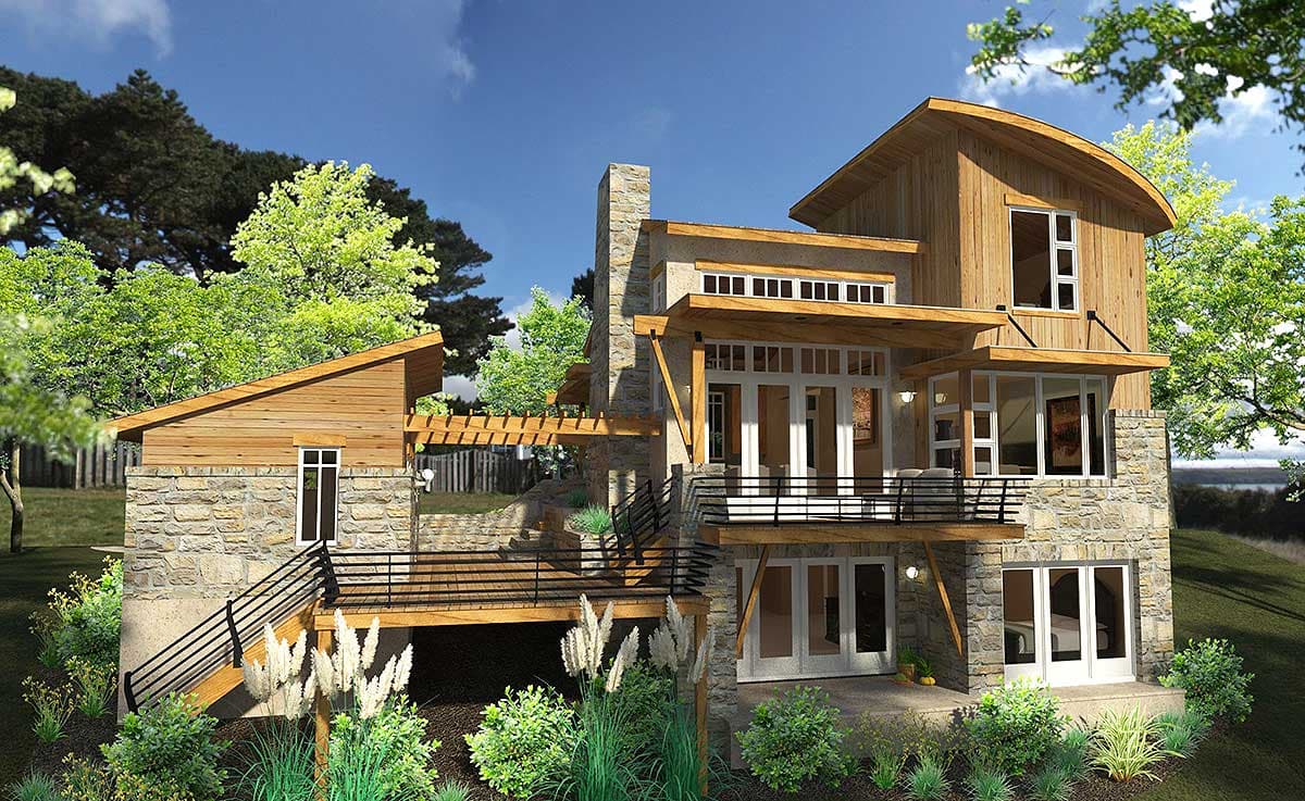 Plan 16890WG: Minimalism With Style - Image #6 - Contemporary, Mid Century Modern, Mountain, Transitional