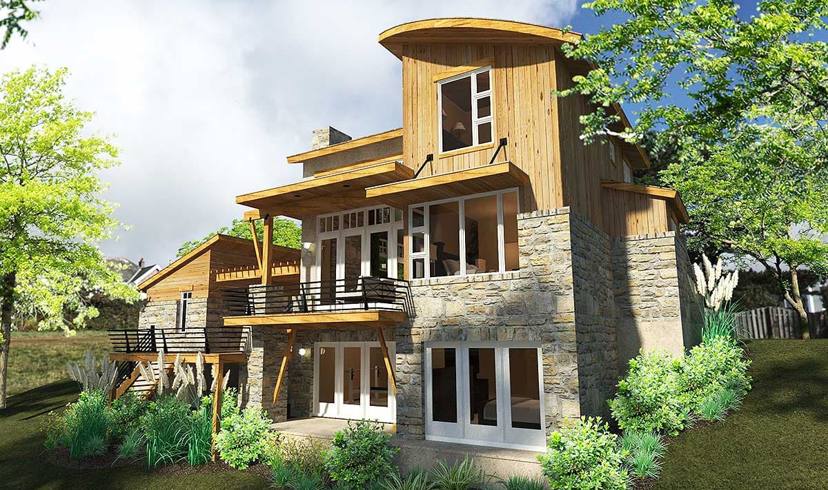 Plan 16890WG: Minimalism With Style - Image #7 - Contemporary, Mid Century Modern, Mountain, Transitional