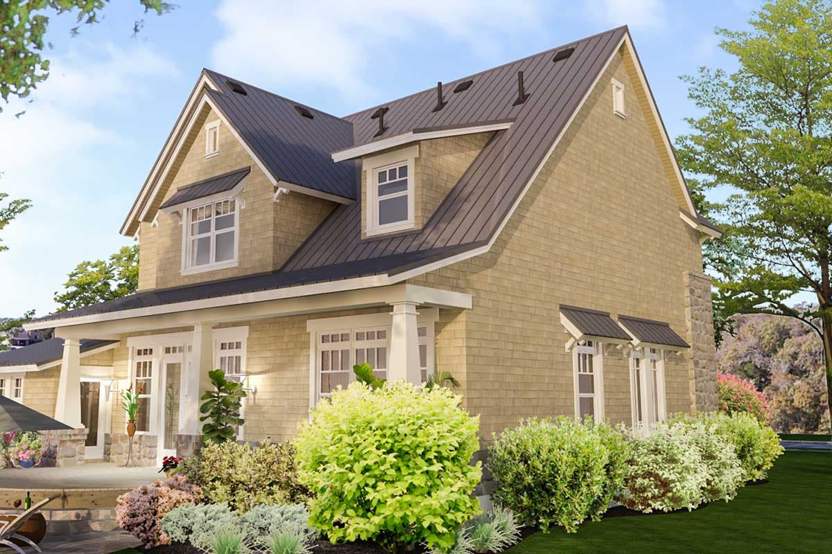 Plan 16891WG: 3 Bedroom Stone Farmhouse Plan - Image #4 - Country, Craftsman, Farmhouse, Modern Farmhouse, Rustic, Shingle, Traditional