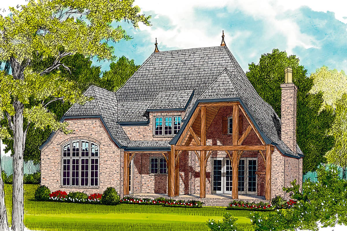 Plan 17503LV: Master Suite with Dual Access - Image #18 - European, Tudor