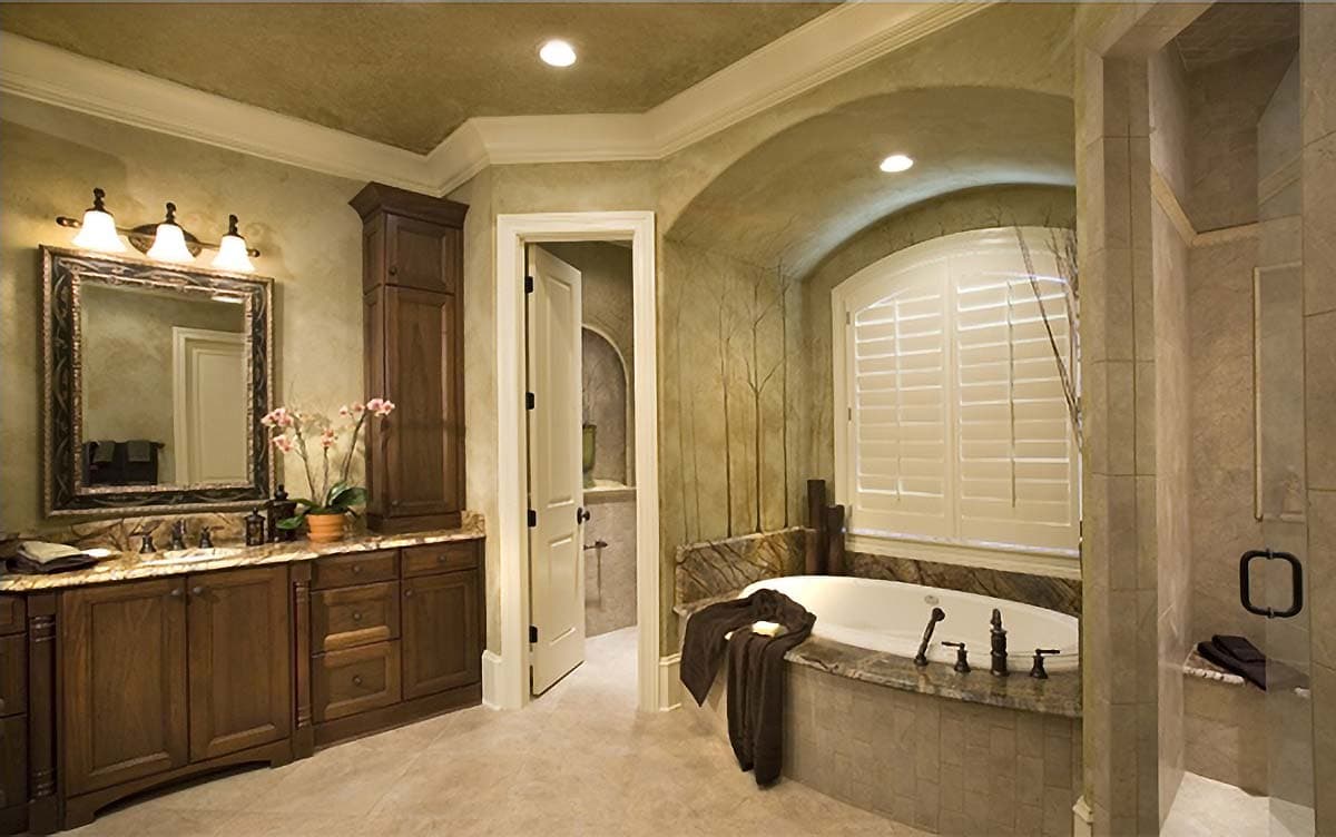 Plan 17503LV: Master Suite with Dual Access - Image #13 - European, Tudor