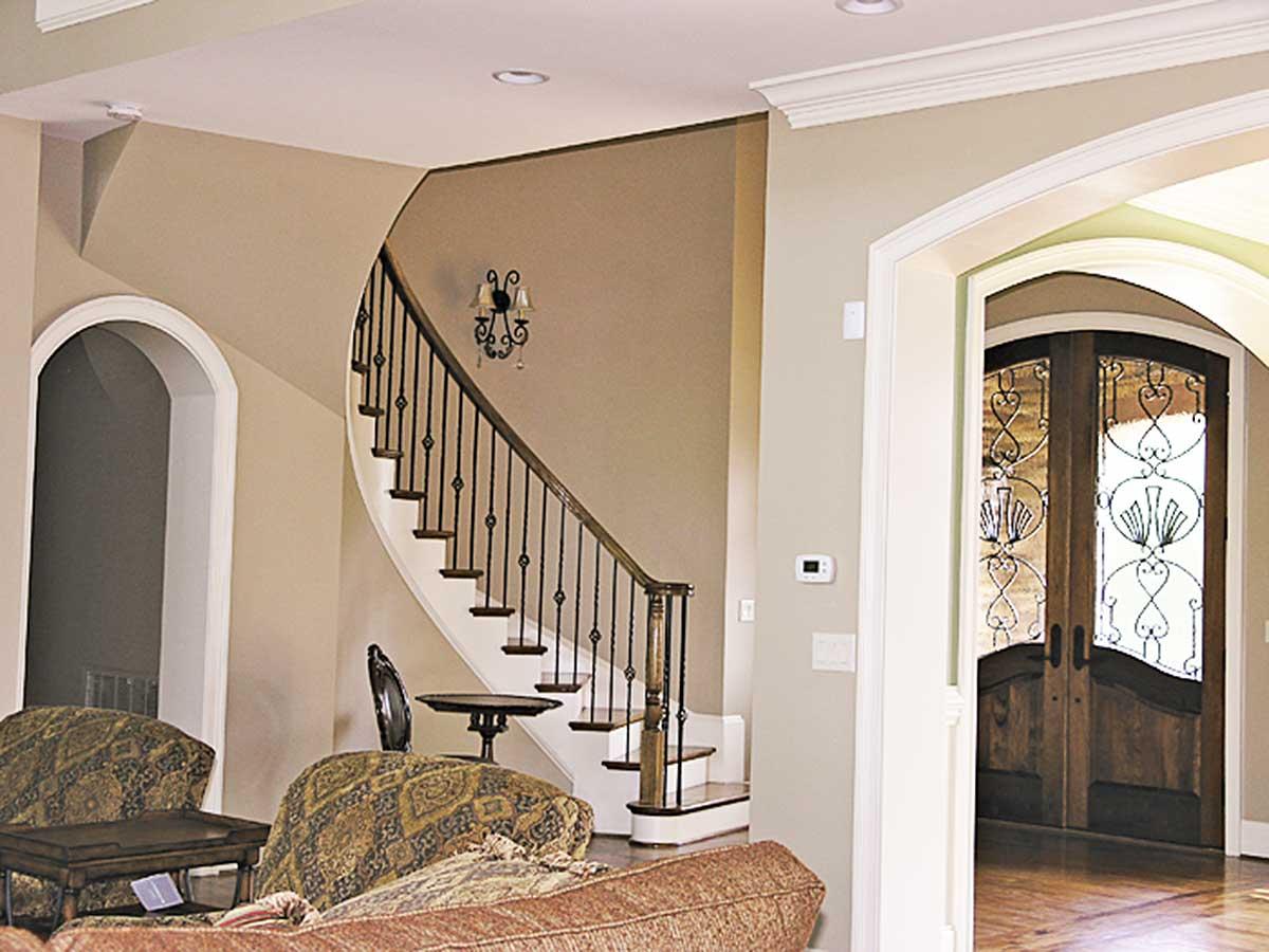 Plan 17527LV: Luxurious French Country Home Plan for a Rear Sloping Lot - Image #10 - European, French Country