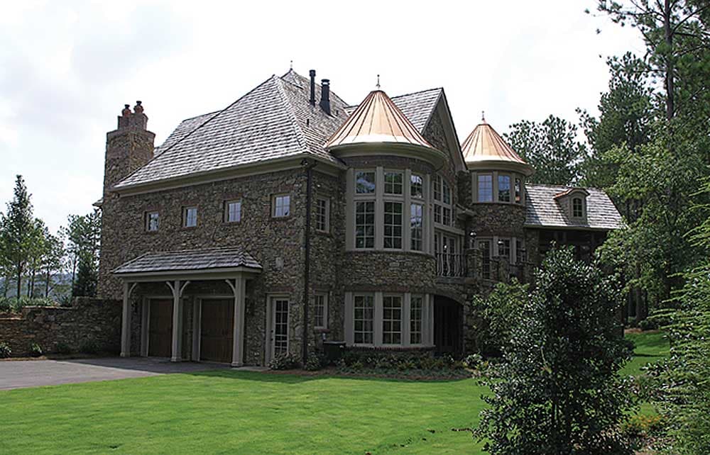 Plan 17527LV: Luxurious French Country Home Plan for a Rear Sloping Lot - Image #5 - European, French Country