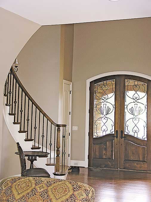 Plan 17528LV: Stone and Brick French Country Home Plan - Image #4 - European, French Country