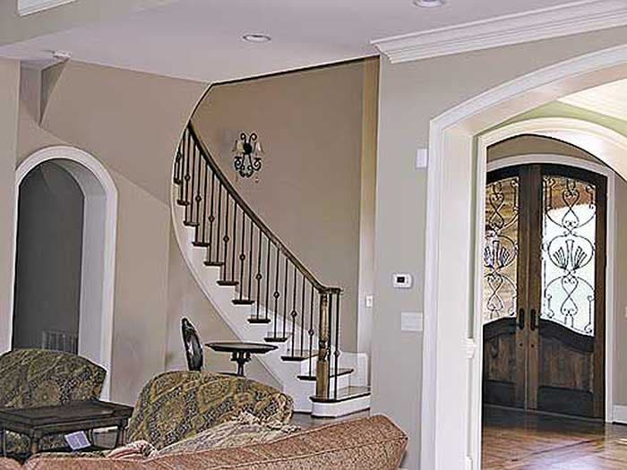 Plan 17528LV: Stone and Brick French Country Home Plan - Image #5 - European, French Country