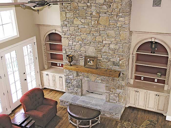 Plan 17528LV: Stone and Brick French Country Home Plan - Image #9 - European, French Country