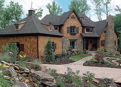 Stone Accents and Steep Gables